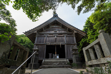 大祖神社 拝殿　福岡県糸島市