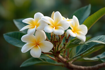 Naklejka premium experience essence of hawaii with ultrabright exotic flowers in closeup detail their unique textures and vivid