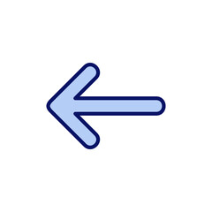 Arrow icon vector. Arrow sign and symbol for web design.