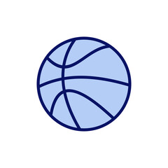 Basketball icon vector. Basketball ball sign and symbol