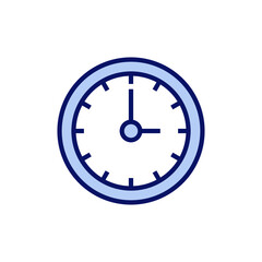 Clock icon vector. Time sign and symbol. watch icon