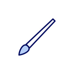 Paint icon vector. paint brush sign and symbol. paint roller icon vector