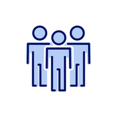 people icon vector. person sign and symbol. User Icon vector