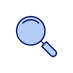 Search icon vector. search magnifying glass sign and symbol