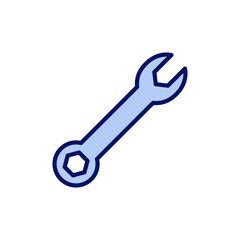 Wrench icon vector. repair icon. tools sign and symbol
