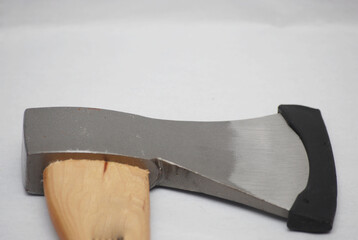 Working objects, screws, and tools with a man wearing gloves