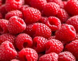 Raspberry. Fresh and sweet organic berries macro.