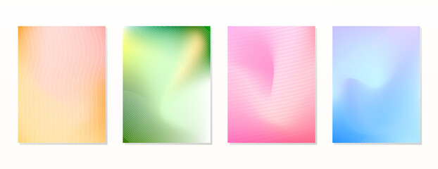 SET SOFT GRADIENT LIQUID COLOR. POSTER BACKGORUND DESIGN VECTOR TEMPLATE GOOD FOR POSTER, WALLPAPER, COVER, FRAME, FLYER, SOCIAL MEDIA, GREETING CARD
