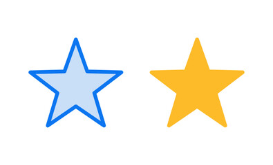 Star Icon vector illustration. rating sign and symbol. favourite star icon