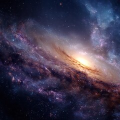 Fototapeta premium swirling galaxy