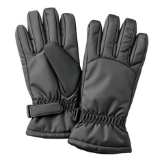 pair of black gloves