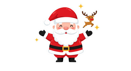 santa claus isolated on white background