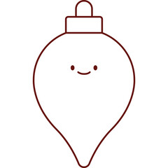 Glowing Holiday String Lights Illustration