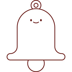 Colorful Festive Bells for Holiday Design