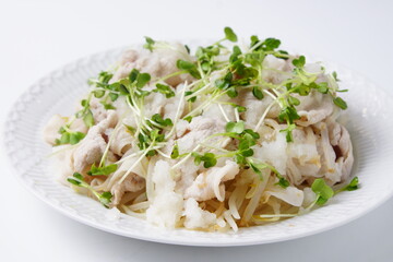 豚肉の冷しゃぶ