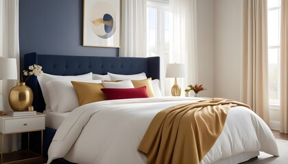 Photo interior modern design room 3d illustration