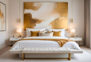 Photo interior modern design room 3d illustration