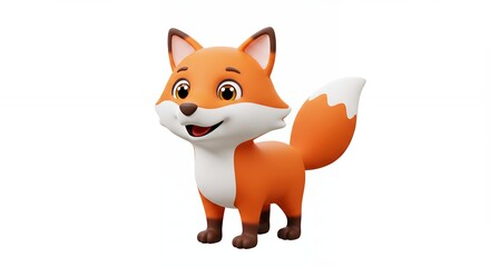 Cartoon fox character illustration