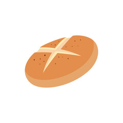 Freshly Baked Loaf of Bread, a Staple Food from the Bakery