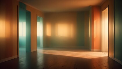 Photo interior modern design room 3d illustration