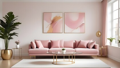 Photo interior modern design room 3d illustration