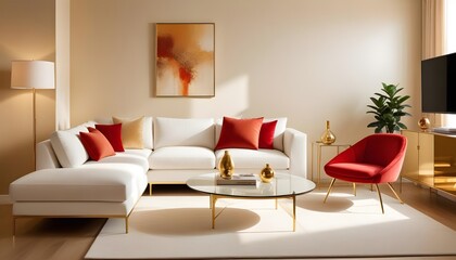 Photo interior modern design room 3d illustration