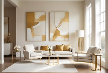 Photo interior modern design room 3d illustration