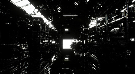 倉庫　ミラー・コンテナ