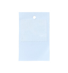 blank tag label mockup isolated