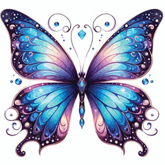 beautiful butterfly vector image