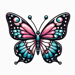 beautiful butterfly vector image