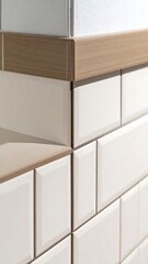 Tiled Wall Corner Detail