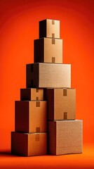 Obraz premium Stacked Boxes