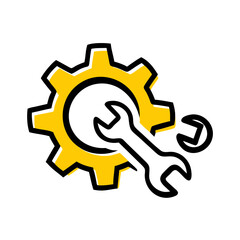 configuration hand drawing icon for web and graphic design