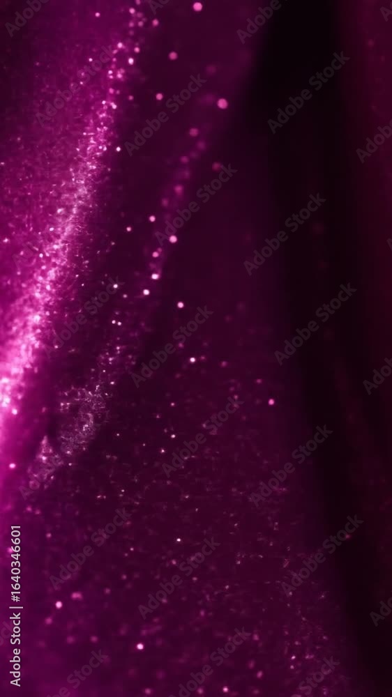 Poster fuchsia fabric texture with sparkling glitter abstract decorative and iridescent elegant material wi