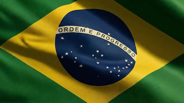 Brazil flag waving animation: explore brazilian national symbol, country, and culture visuals hd footage 7 de setembro independ&ecirc;ncia do brasil