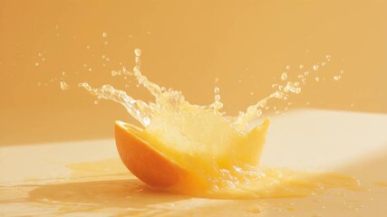 orange juice splash - Powered by Adobe