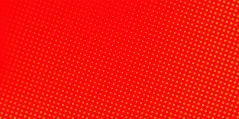 Dots halftone orange color pattern gradient texture with technology digital background. Modern simple good