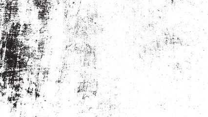 Abstract Black White Grunge Overlay Distressed Vector Texture