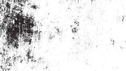 Black and White Abstract Grunge Texture Overlay