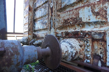 old rusty train