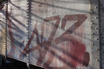 graffiti on the wall