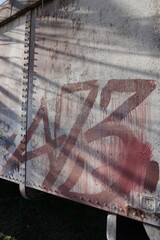 graffiti on a wall