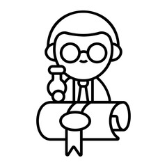 teacher Line Icon