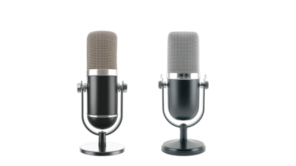 Microphone on transparent background png