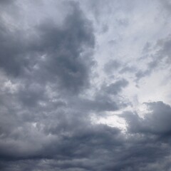 Obraz premium Dark Gray Rain Clouds in the Sky