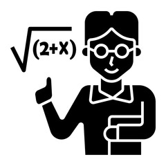 teacher Solid icon