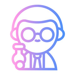 teacher Line Gradient Icon