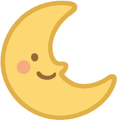 funny cartoon moon