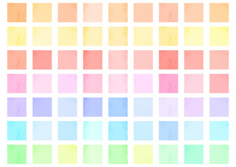 水彩テクスチャセット